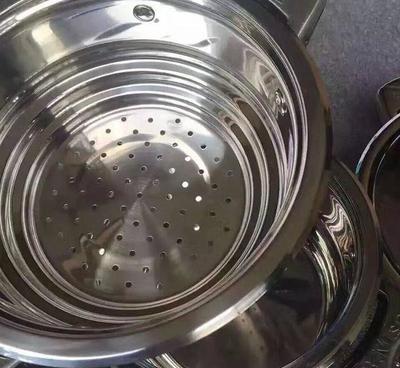 不锈钢材质四件套厨房用具汤锅一个煎锅 开水壶批发