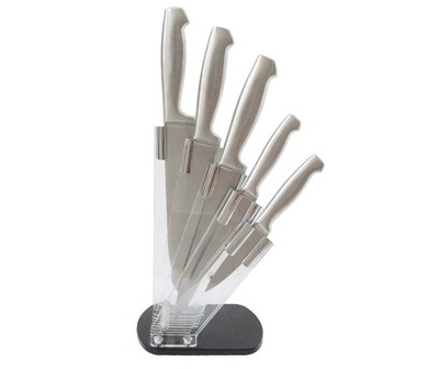 热销产品 KH0118 优质不锈钢 空心柄 厨房套刀7件套 厨房用具厂家价格|热销产品 KH0118 优质不锈钢 空心柄 厨房套刀7件套 厨房用具图片|热销产品 KH0118 优质不锈钢 空心柄 厨房套刀7件套 厨房用具批发_百卓采购网